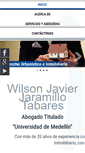 Mobile Screenshot of abogadowilsonjaramillo.com