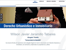 Tablet Screenshot of abogadowilsonjaramillo.com